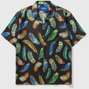 Awake NY feathers silk shirt from Kith